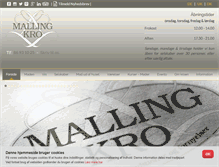 Tablet Screenshot of mallingkro.dk